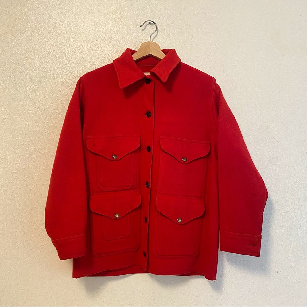 VTG Women’s Filson Mackinaw Wool Cruiser - Scarlet